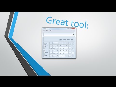 Cool and helpfull tool : bin  to hex to dec calculator and converter