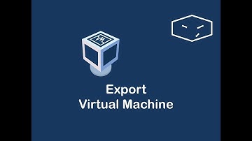 export virtual machine in virtualbox