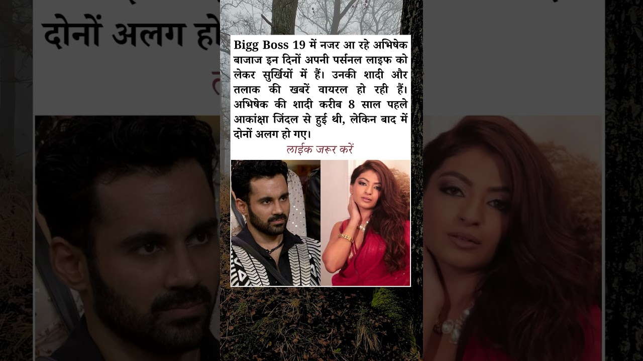 Abhishek Bajaj Ex-Wife Revealed | Bigg Boss 19 Star’s Marriage & Divorce Story