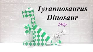 Rubik's Twist or Snake Cube 240 Pieces - T-rex Dinosaur