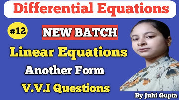Differential Equation Bsc 2nd Year | Linear Differential Equations Important Questions