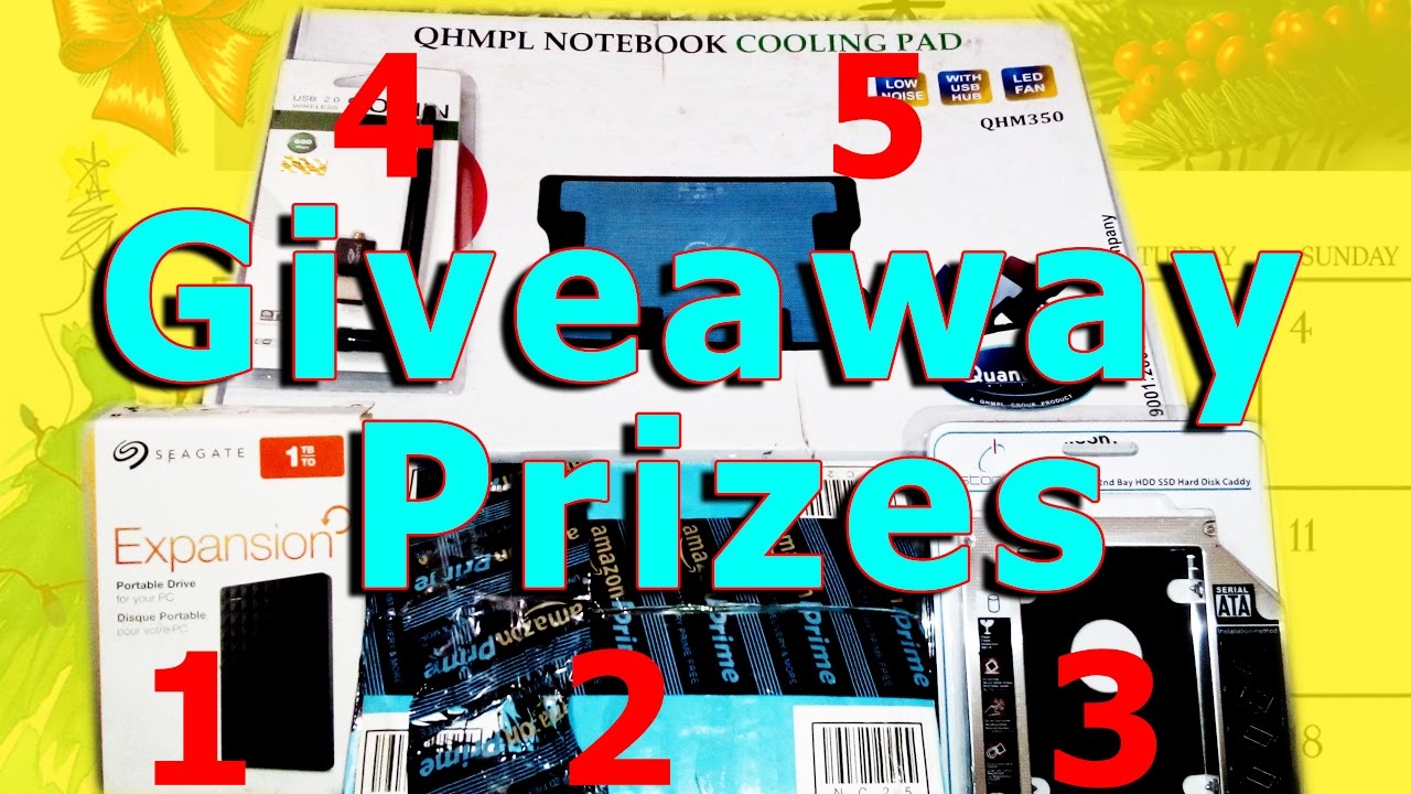 New Year 2017 GIVEAWAY! unilad tech videos