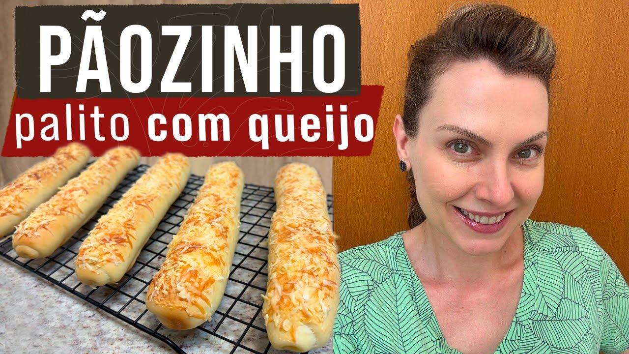 PÃO PALITO COM QUEIJO - UMA DELÍCIA MUITO FÁCIL DE FAZER