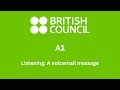 BC A1 Listening A Voicemail Message