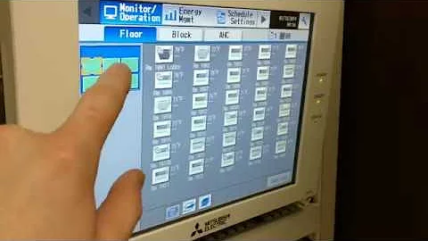 Mitsubishi Electric VRF AE-200 Controller Quick Demo