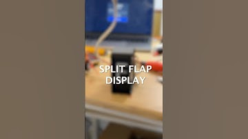 Split Flap Display (3D Printed) Inspired by Lost #3dprinting #animatronics #maker