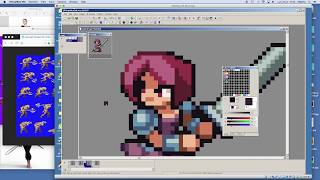 PIXEL ART TIME LAPSE #136 - Stand Idle Character Animation
