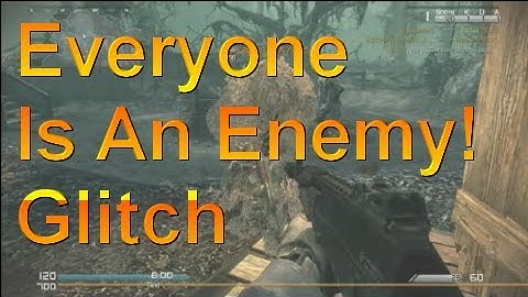 Everyone is an enemy?!?! COD Ghosts Glitch/Hack