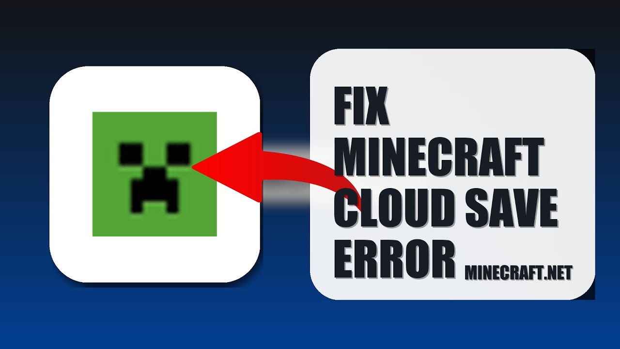 How To Fix Minecraft Cloud Save Error 2025 (FULL TUTORIAL) (2026) - YouTube