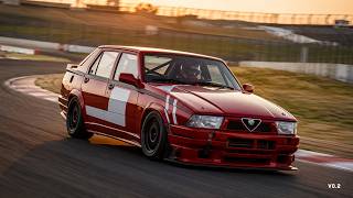 rFactor. TCL Legacy with Alfa Romeo 75 Turbo Evoluzione. Suzuka test lap. 1440p. 60fps.