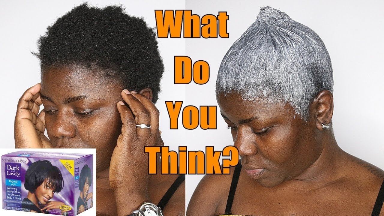 Relaxing My Natural (4C) Hair: Dark & Lovely Relaxer | Dilias Empire. -  YouTube
