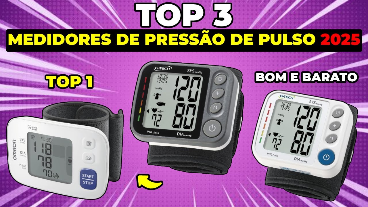 Top 3 Aparelho de Pressão Digital de Pulso 2025: Qual o Melhor Medidor ...