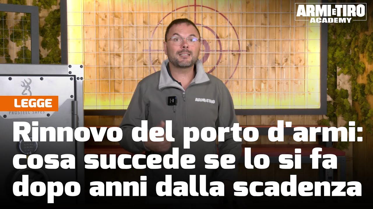 Rinnovo del porto d'armi: cosa succede se lo si fa dopo anni dalla scadenza del vecchio?