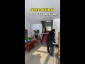 Folding door for staircase entrance, windproof, heat-insulating, waterproof, space-saving, smooth