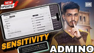  Admino Gaming Sensitivity Code Reveal today | Zero Recoil BGMI 4.3 Update Settings Android/iOS