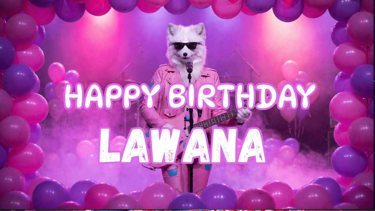 LAWANA Happy Birthday Song - Happy Birthday to Lawana - YouTube