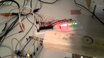 Arduino with stepper and shift register indicator