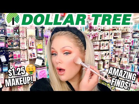 Full Face of *DOLLAR TREE* Makeup Tutorial | .25 Makeup YOU NEED 😍 KELLY STRACK