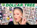 Full face of dollar tree makeup tutorial  125 makeup you need   kelly strack