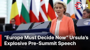 FULL ADDRESS: EU Chief Issues Strong Warning on Ukraine, Security & Strategic Independence | AC1E