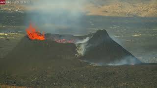 Apr 21, 2024: People at Iceland Volcano Gives Rare Size Comparison