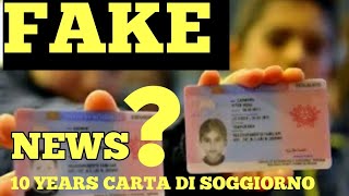 Carta di soggiorno UE 10 years update and some explanations