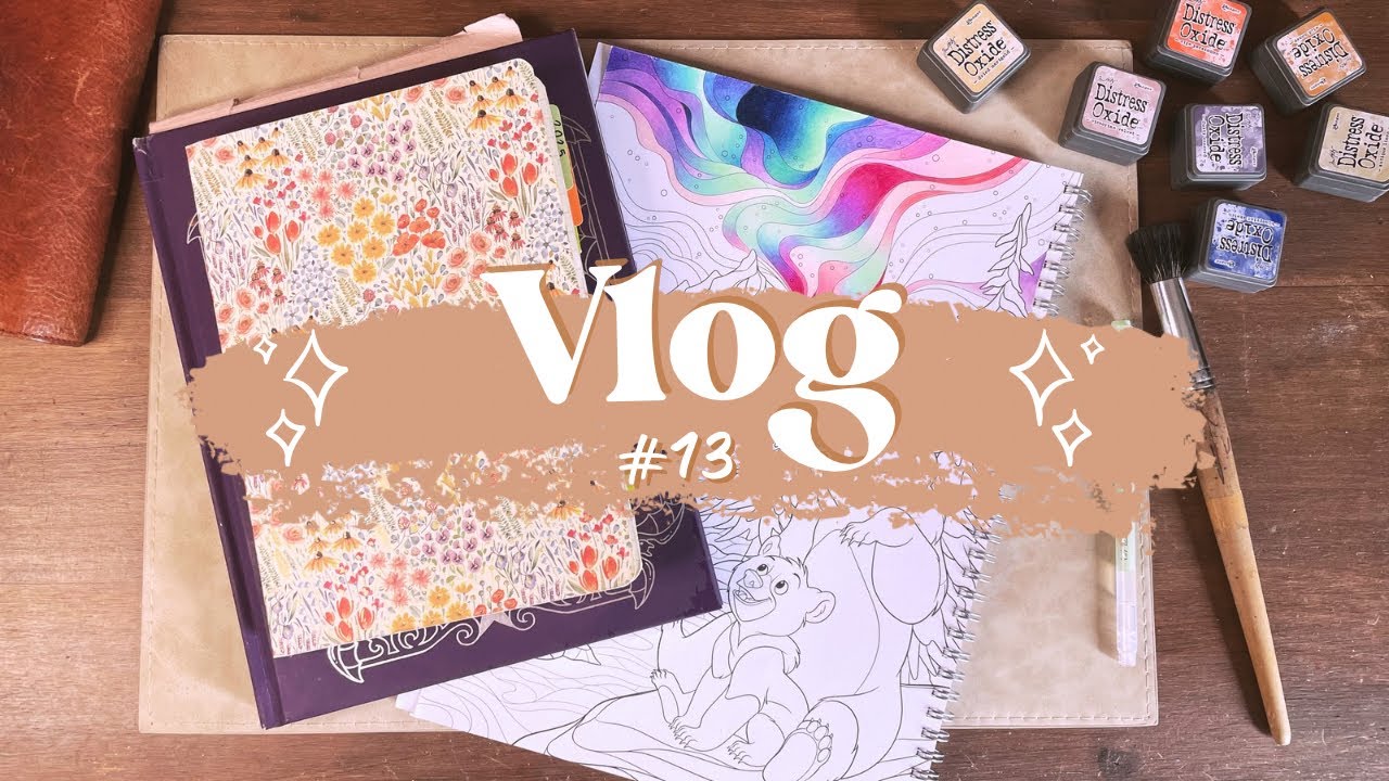 Vlog coloriage #13 - je vous montre mes illustrations!