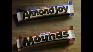 Almond Joy Mounds Candy Bars Sometimes You Feel Like A Nut 1992 TV Commercial HD