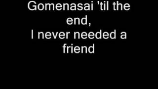 Lyrics to Gomenasai by t.A.T.u Resimi