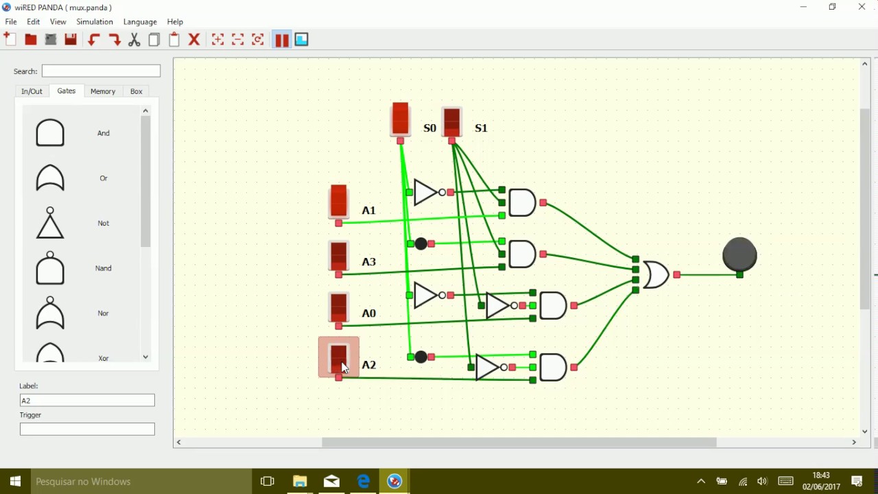 Projeto de uma mini ULA , Circuitos Digitais Unifesp SJC. YouTube