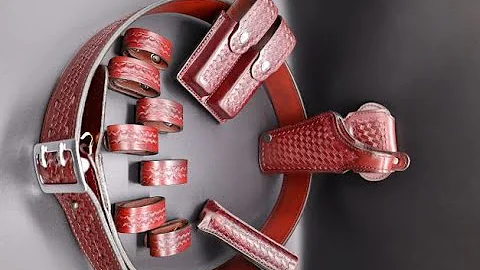 Ted Blocker Holsters:  DUTY RIG with 6" SWIVEL DROP HOLSTER