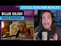 Voice Teacher Reacts to Billie Eilish - Male Fantasy