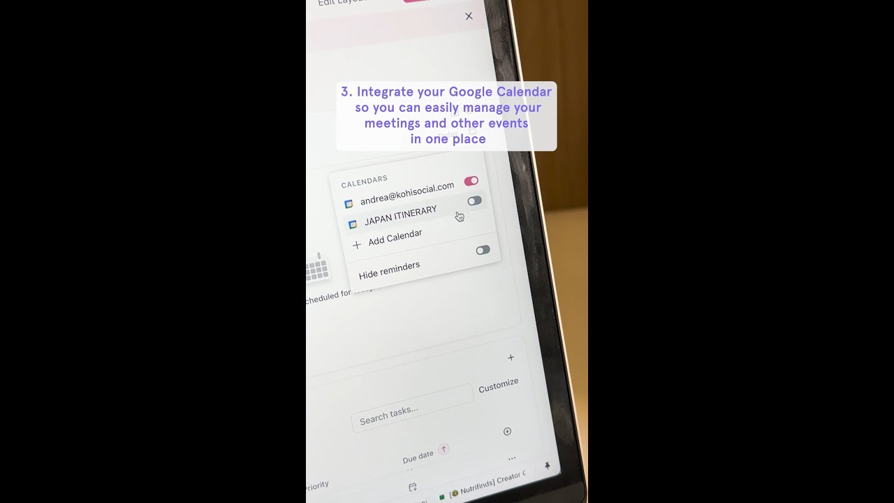 How to customize your Home page