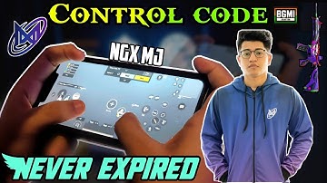(2022) NGX Mj Gaming Control code best 4 finger claw for BGMI ll Evil Daxter