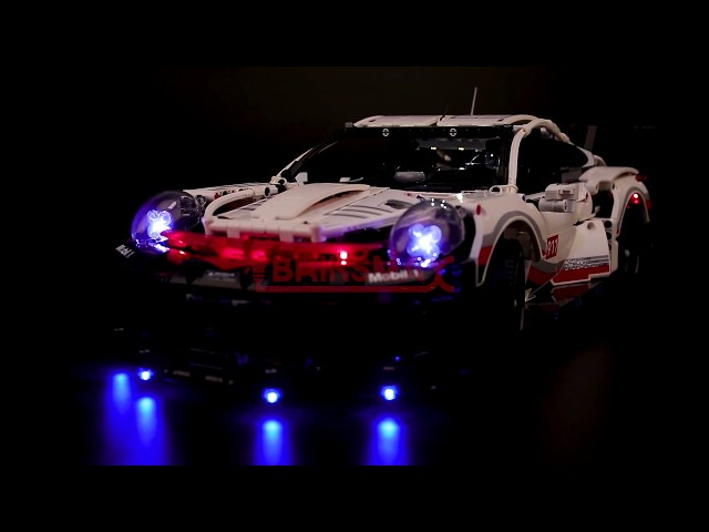 Éclairage spectaculaire Lego Porsche 911 RSR 42096 Set – Lightailing