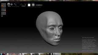 Real Time Face Sculpt Sculptris 15 min