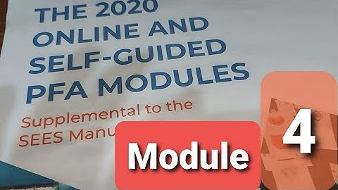 PFA - Module 4
