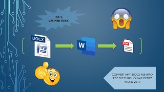 Convert docx file to pdf for free in 2020 [100% working]