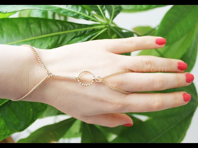 Como Hacer Pulsera con Anillo Arabe- HomeArtTv por Juan Angel - YouTube