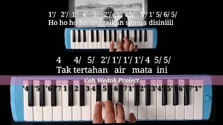 Keisya Levronka - tak ingin usai not pianika / melodica cover