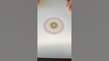 Spirograph Wonders #spirographshr #asmr #satisfying #pattern #spirograph #spirographity