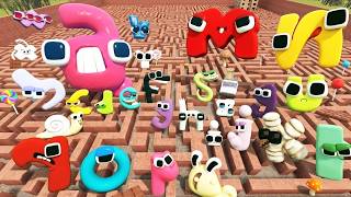 A survival challenge in a Maze with Alphabet Lore NPCs. (Garry's Mod GamePlay)