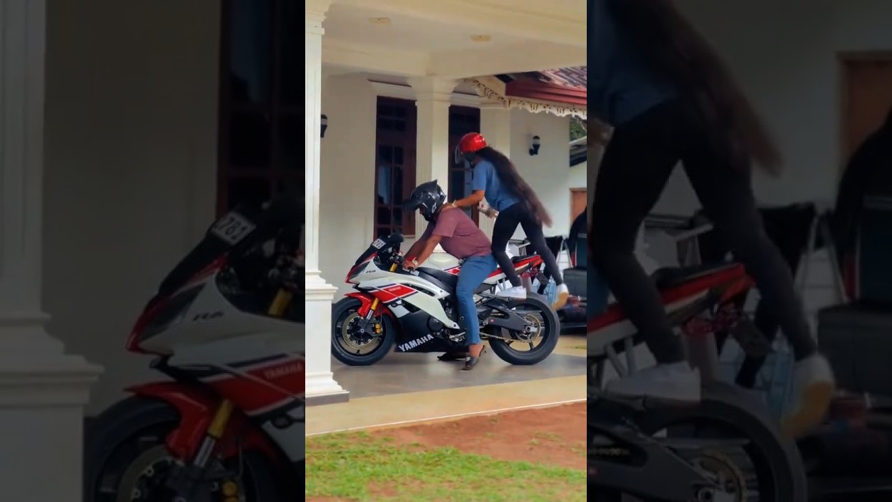 ආදරෙයි මා සදා 🍃 #r1 #ns200 #highcapacity #honda #shortvideo #srilanka #canada #viral #bikelife #fyp