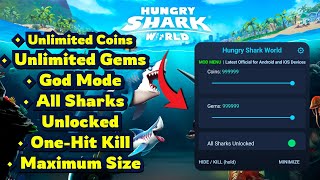 Hungry Shark World Hack 2026: Unlimited Gems & Coins MOD APK (iOS & Android) screenshot 3