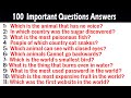 100 Most Important Interesting GK | Science GK |  World GK | Fun Trivia Questions | Kids Quiz Trivia