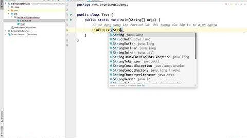 Java - Sử dụng foreach với đối tượng của lớp ta tự định nghĩa