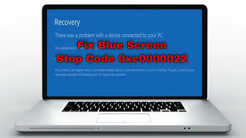 How to Fix Blue Screen Stop Code 0xc0000022 in Windows 11/10