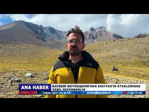 KAYSERİ BÜYÜKŞEHİR’DEN ERCİYES’İN ETEKLERİNDE YEŞİL SEFERBERLİK