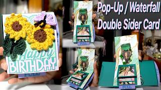 Vlog| DIY Pop-up/ Photo Waterfall/ Double Slider B-day Card screenshot 3