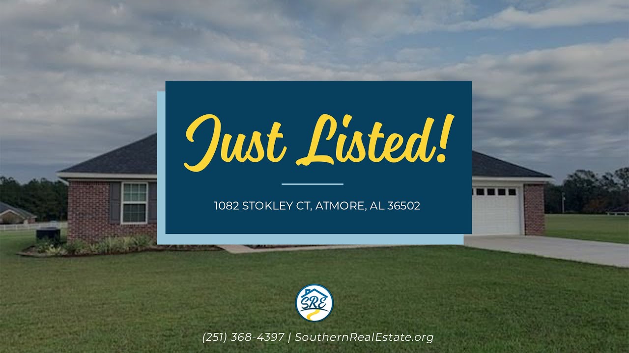 Southern Real Estate Presents 1082 Stokley CT, Atmore, AL YouTube